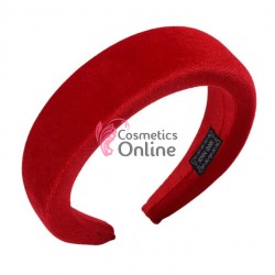 Bentita deosebita pentru par din catifea Hand Made BTP013 - Rosie